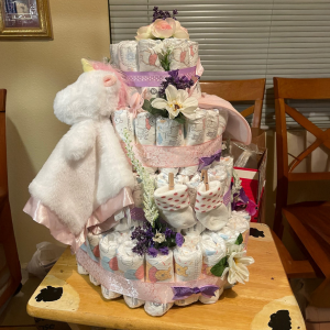 3-Tier Diaper Cake