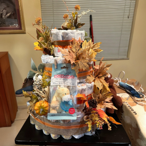 4-Tier Diaper Cake